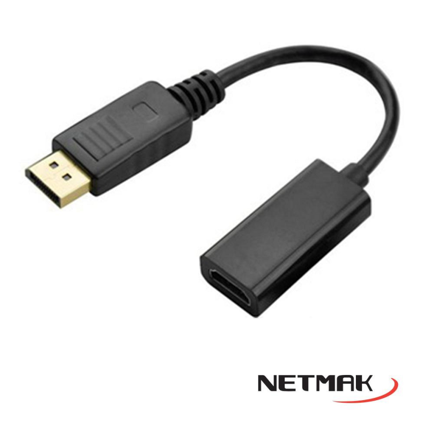 Conversor Display Port A a HDMI Full HD 1080p Netmak