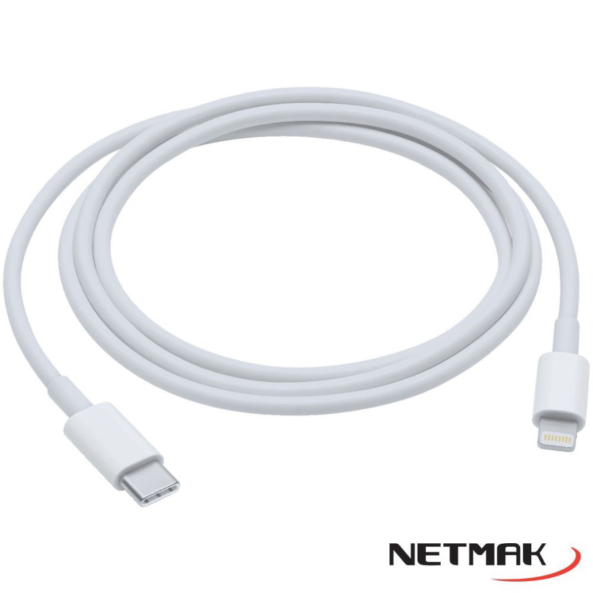 Cable Tipo C a Lighting 1M (Iphone) Netmak