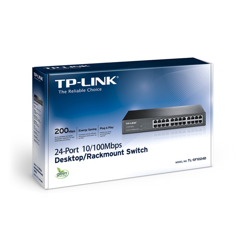 Switch 24 Puertos 10/100 Mbps desktop/Rack Tp-Link
