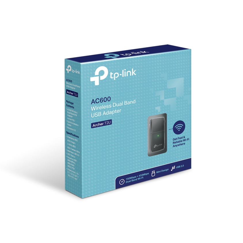 Adaptador Usb Wireless Dual Band Qam Ac600 Tp-link Wifi