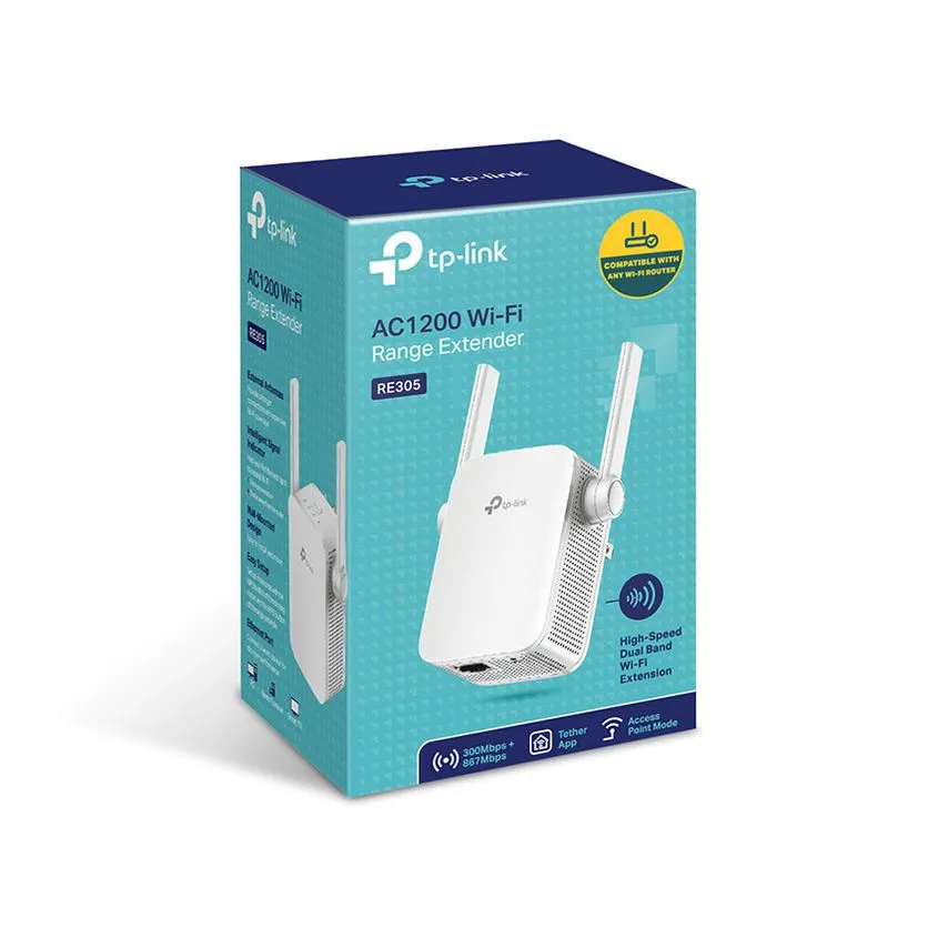Repetidor Extensor Range Extender Tp Link Dual Band Ac1200