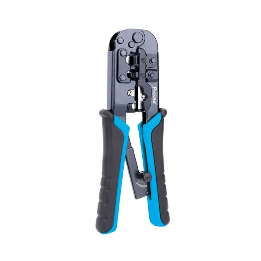 Pinza Crimpeadora RJ-45 Proskit Criquet c/ Corte