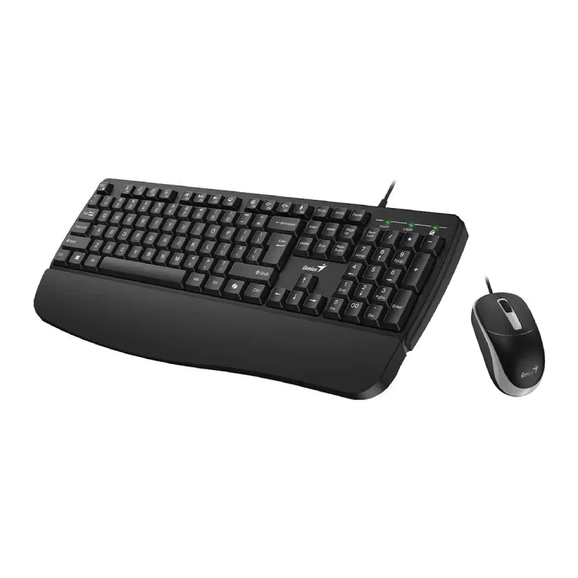 Combo Mouse + Teclado Genius Usb Negro