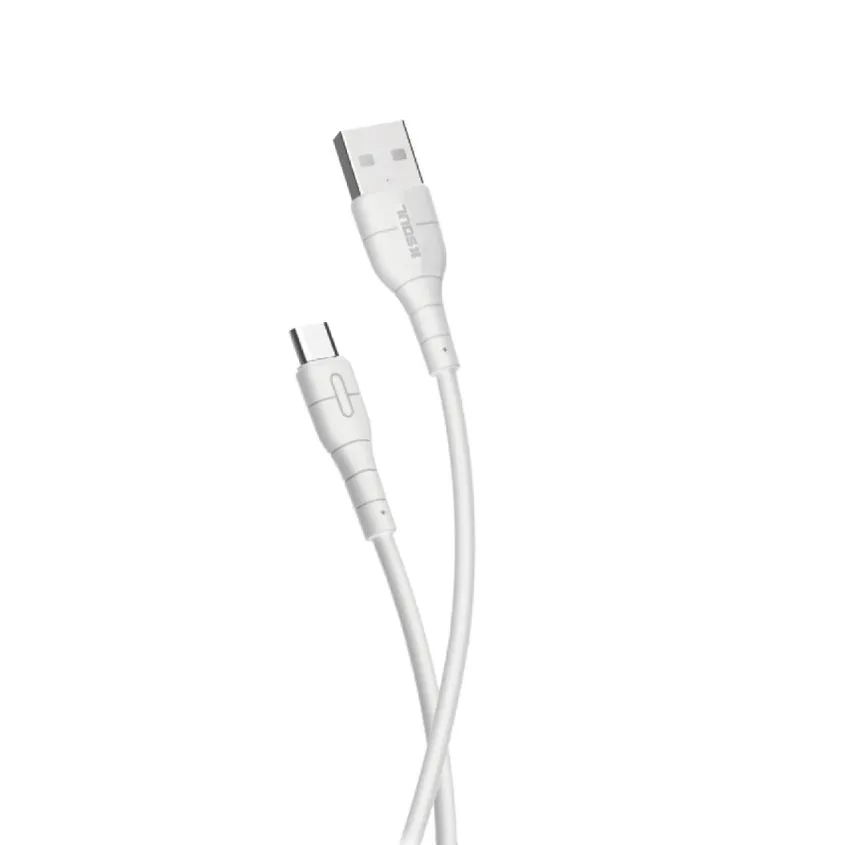Cargador Viajero USB + Cable Usb a Tipo C Classic 2.4A Soul Blanco