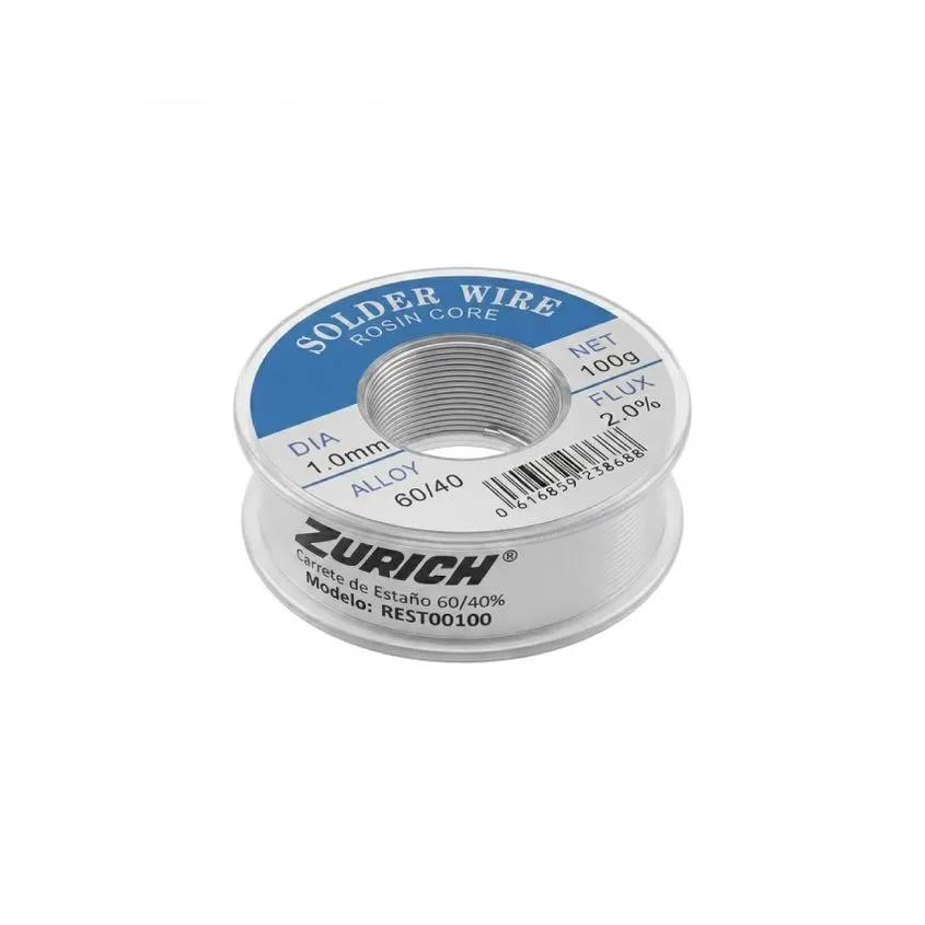 Estano Zurich 100Gr. 60% 1mm Soldadura