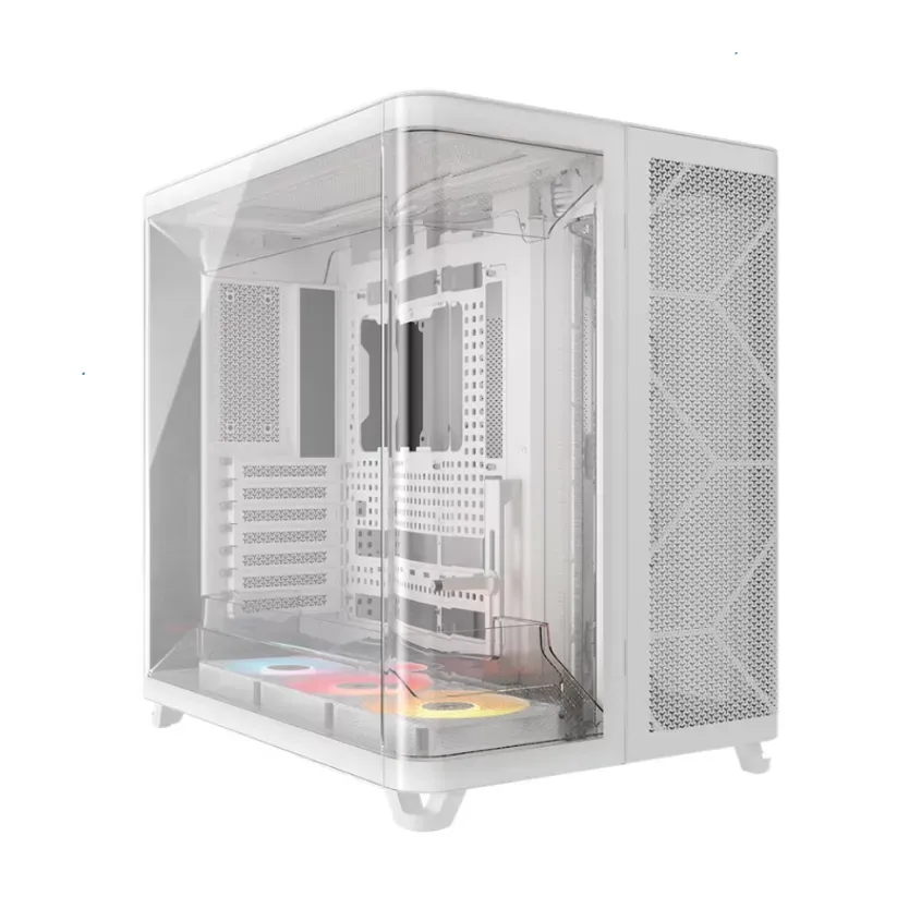 Gabinete Corsair AIR 5400 RS ARGB Mid-Tower TG White