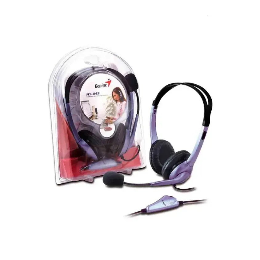 Auricular c/ Microfono single Jack Genius