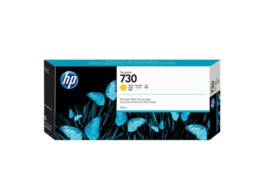 Cartucho Original P2V70A HP 730 300-ml Yellow Ink Cartridge