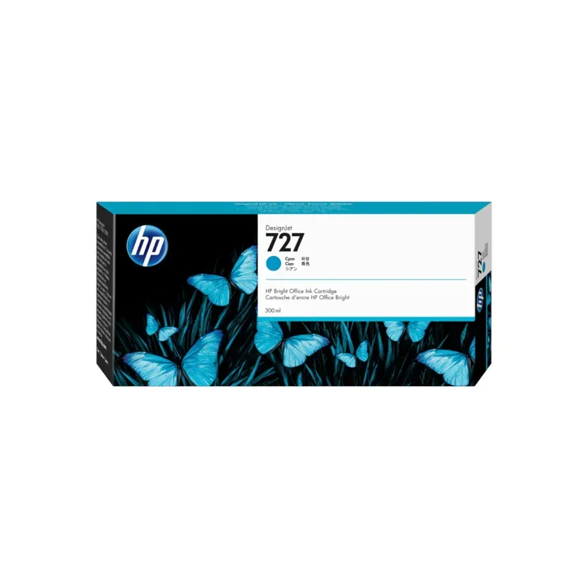 Cartucho Original F9J76A HP 727 300-ml Cyan Ink Cartridge
