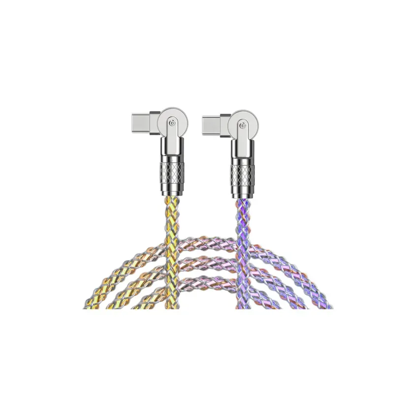 Cable Kelyx Type C a Type C con RGB 100W