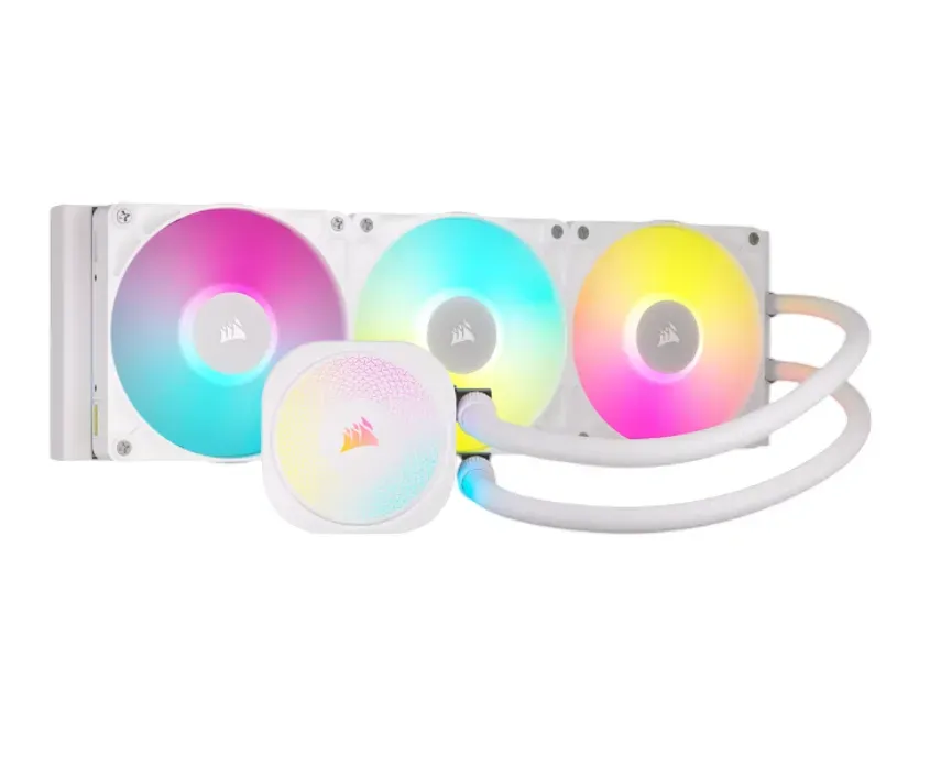 Water Cooling Corsair iCUE LINK TITAN 360 RX RGB 3x CPU Cooler 360mm White