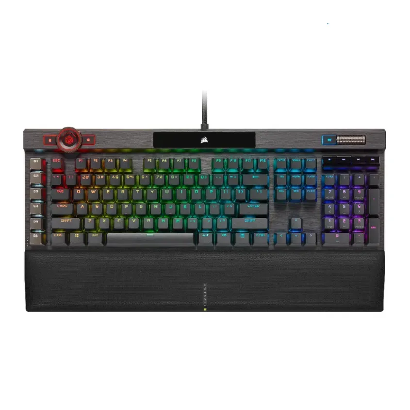 Teclado Corsair K100 RGB Mecanico Switch Corsair OPX Black