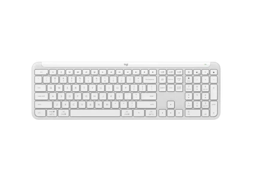 Teclado Wireless Logitech K950 Slim White 920-012593