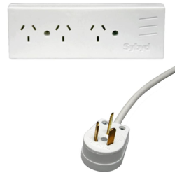 Zapatilla prolongador Binorma 3 Bocas cable 1.5 Mtrs  Sybyd