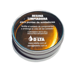 Resina Limpiadora p/ Soldador de estano 50gr. Delta