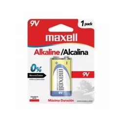 Bateria Alcalina Maxell 9V 6LR61 x1