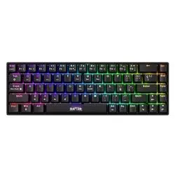 Teclado Mecanico Raptor Fireclaw M68 Wireless Rgb Red Outemu