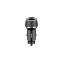 Cargador p/Auto USB-C PD 30W + USB QC3.0 18W Netmak