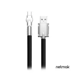 Cable USB a USB-C Fast Charge 1M - Punta giratoria 180 Netmak