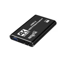 Capturadora HDMI USB 3.0 con loop, auricular y microfono Nisuta