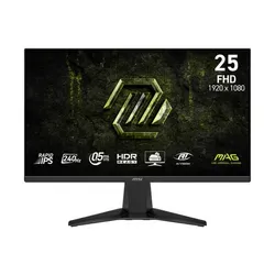 Monitor Gamer Msi 25" Mag 255f Fhd Rapid Ips 240hz 0.5ms Flat 2xhdmi + 1xdp (ii)
