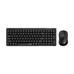 Teclado+mouse Genius Luxemate Q8100 Black Sp 2.4ghz