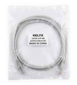 Patchcord Cable Utp Cat. 5e Kelyx 2 Metros Gris