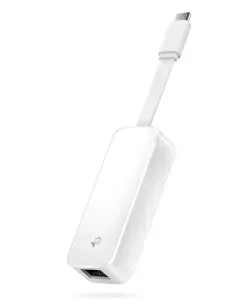 Placa de red UE300C Adaptador USB 3.0 TIPO C a Eth Gigabit RJ45 White