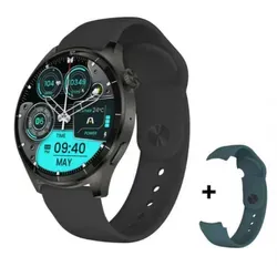 SMARTWATCH ARGOMTECH C61 BLACK ALUMINIUM 2 STRAPS INCLUIDED BLACK Y GREEN 1.45 DISPLAY
