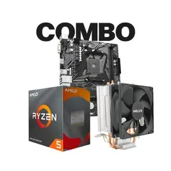 Combo actualizacion MB GIGA A520M K V2 / Proces AMD Ryzen 5-3400G Tray / CPU Cooler Kelyx